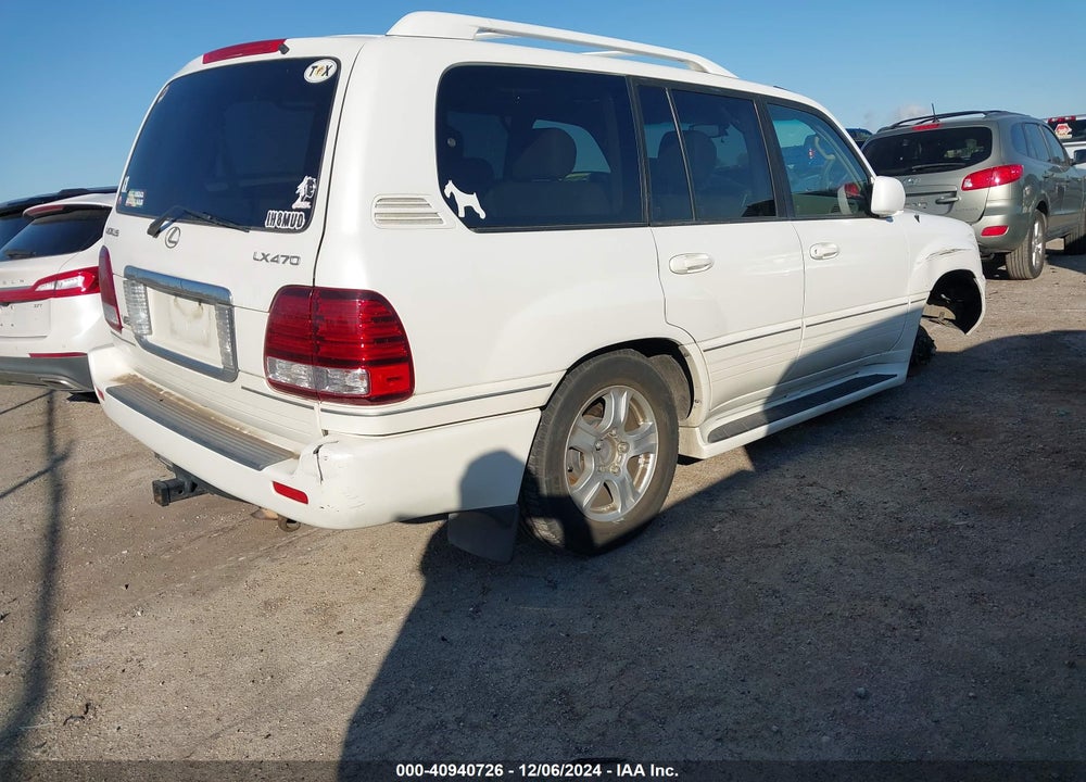 2006 LEXUS LX 470 VIN: JTJHT00W064011853