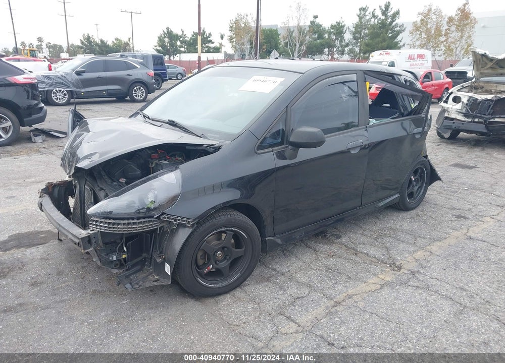 2008 HONDA FIT SPORT VIN: JHMGD38688S025398