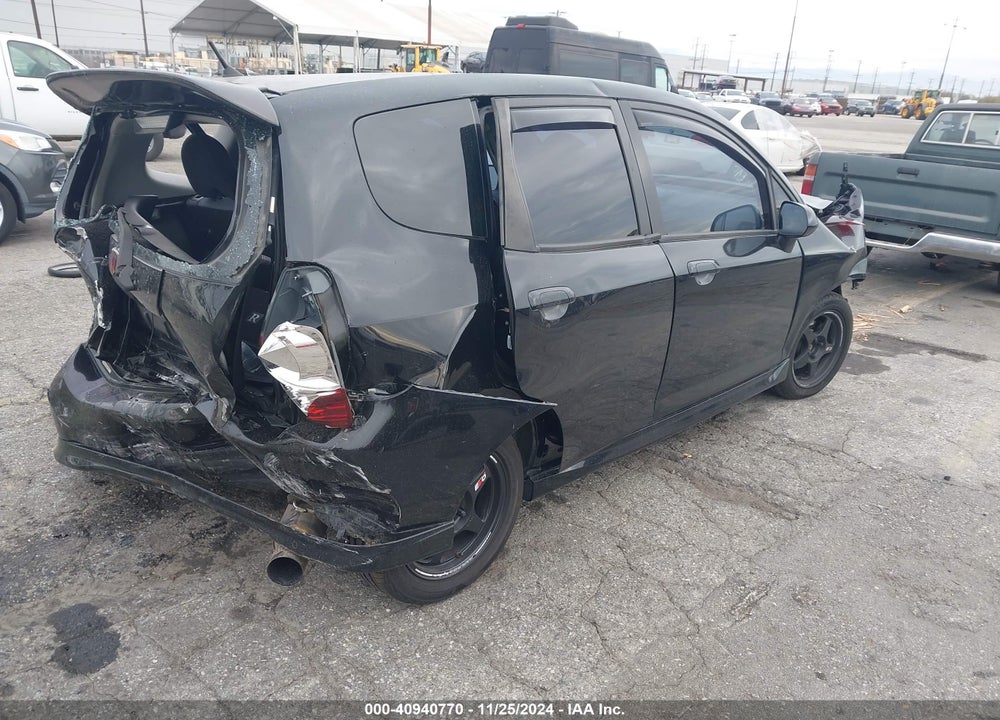 2008 HONDA FIT SPORT VIN: JHMGD38688S025398