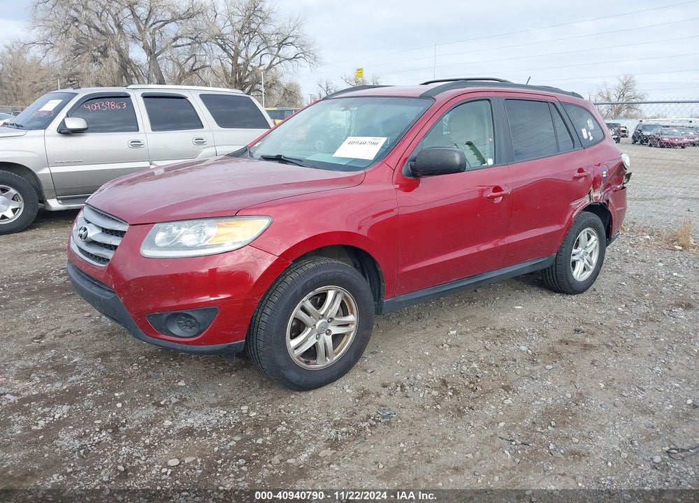 2012 HYUNDAI SANTA FE GLS VIN: 5XYZGDAB5CG114603