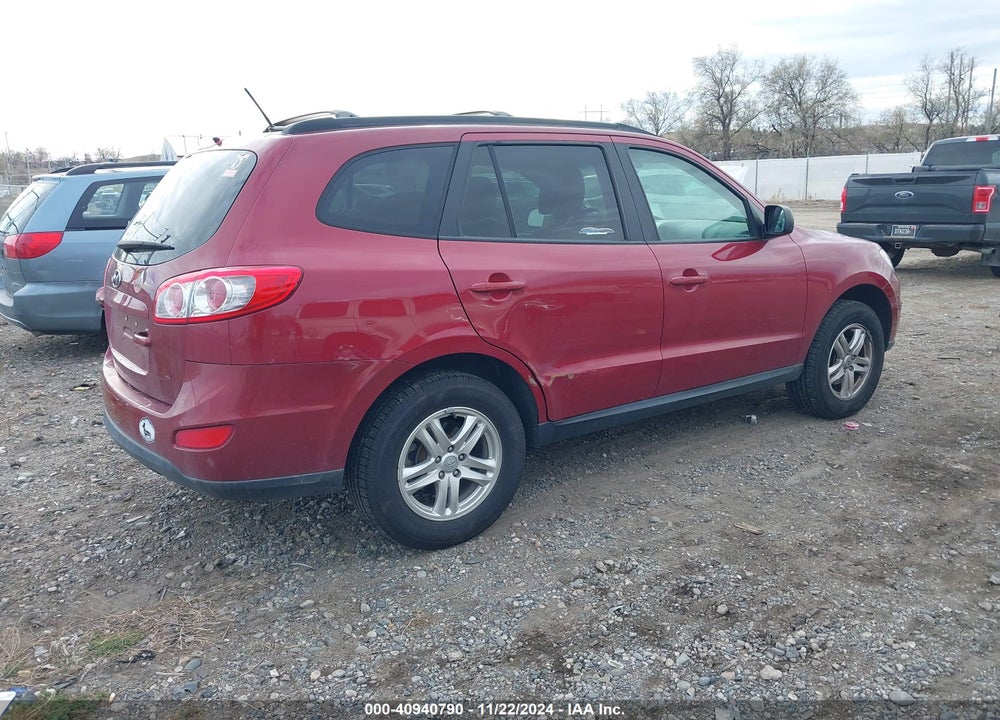 2012 HYUNDAI SANTA FE GLS VIN: 5XYZGDAB5CG114603