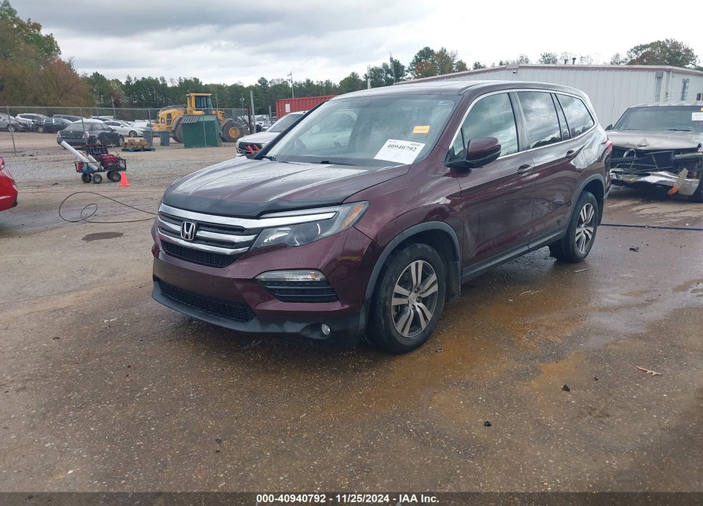 2017 HONDA PILOT EX-L VIN: 5FNYF5H59HB008562