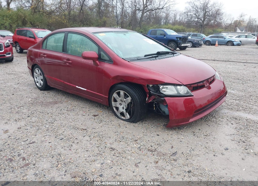 2006 HONDA CIVIC LX VIN: 1HGFA16556L045301