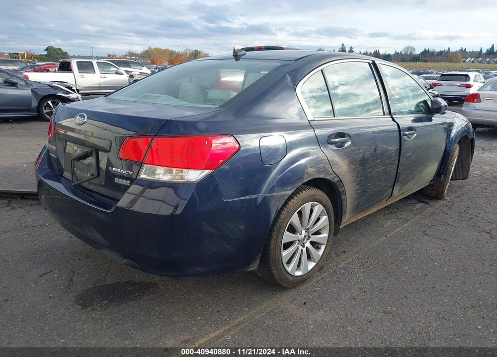 2012 SUBARU LEGACY 2.5I LIMITED VIN: 4S3BMBK61C3039497