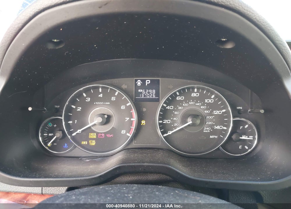 2012 SUBARU LEGACY 2.5I LIMITED VIN: 4S3BMBK61C3039497