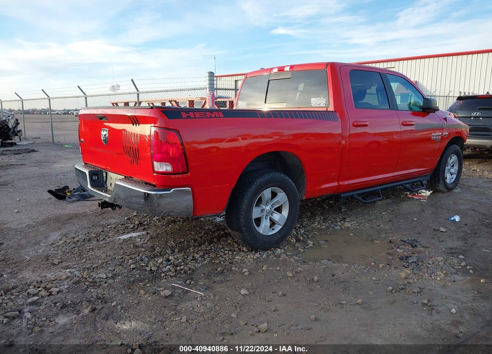 2019 RAM 1500 CLASSIC SLT 4X2 6'4 BOX VIN: 1C6RR6TT1KS657765