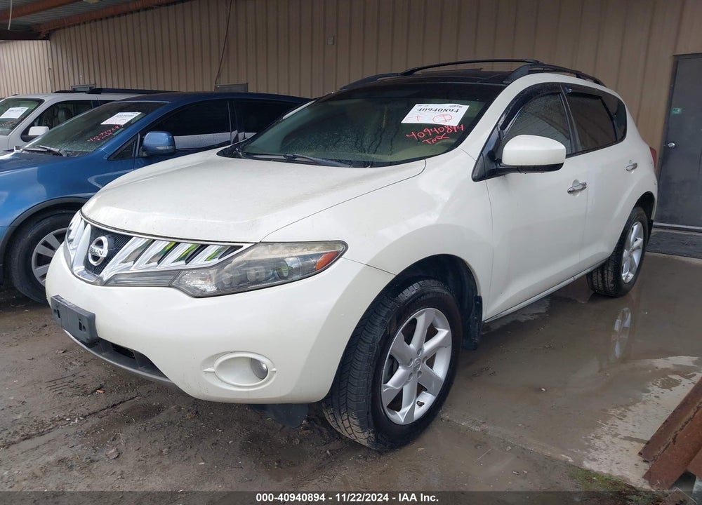 2010 NISSAN MURANO SL VIN: JN8AZ1MU5AW008319