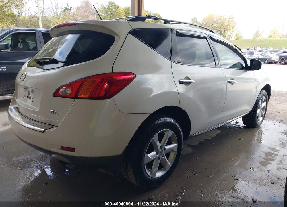 2010 NISSAN MURANO SL VIN: JN8AZ1MU5AW008319