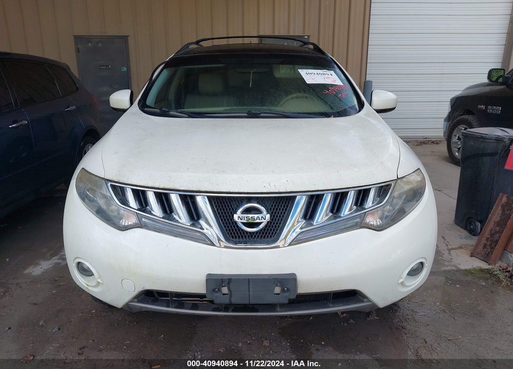 2010 NISSAN MURANO SL VIN: JN8AZ1MU5AW008319