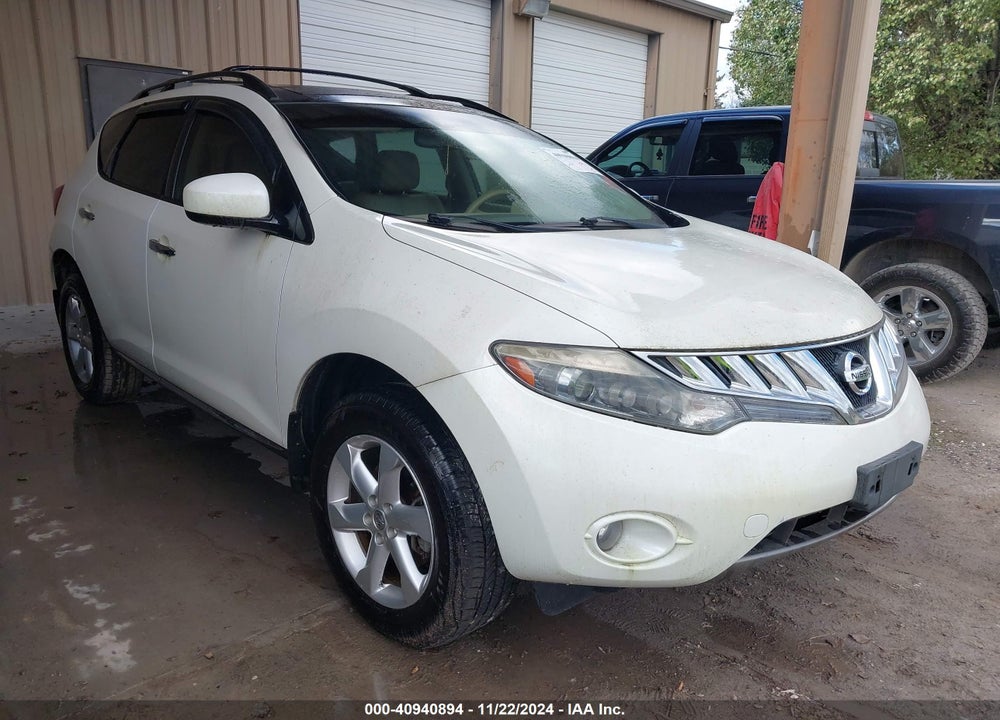 2010 NISSAN MURANO SL VIN: JN8AZ1MU5AW008319