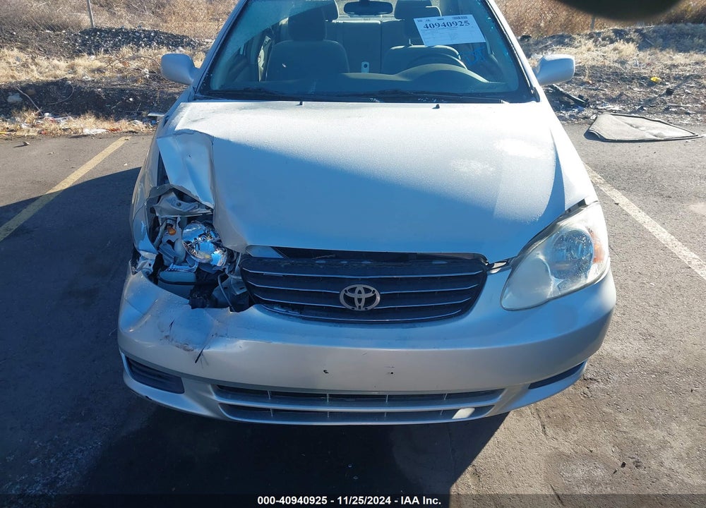 2003 TOYOTA COROLLA LE VIN: JTDBR32E832014780