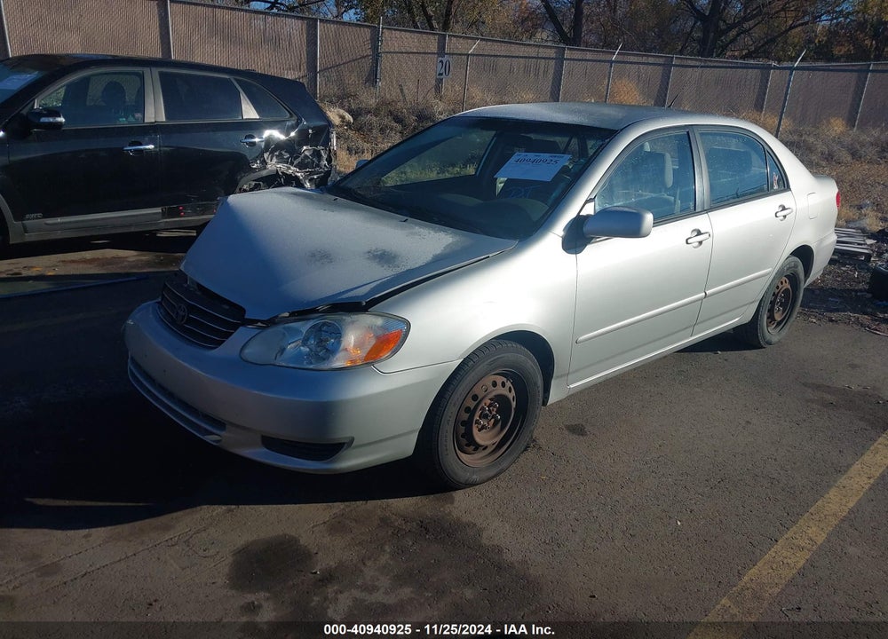 2003 TOYOTA COROLLA LE VIN: JTDBR32E832014780
