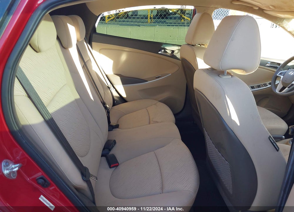 2013 HYUNDAI ACCENT GLS VIN: KMHCU4AE1DU284087