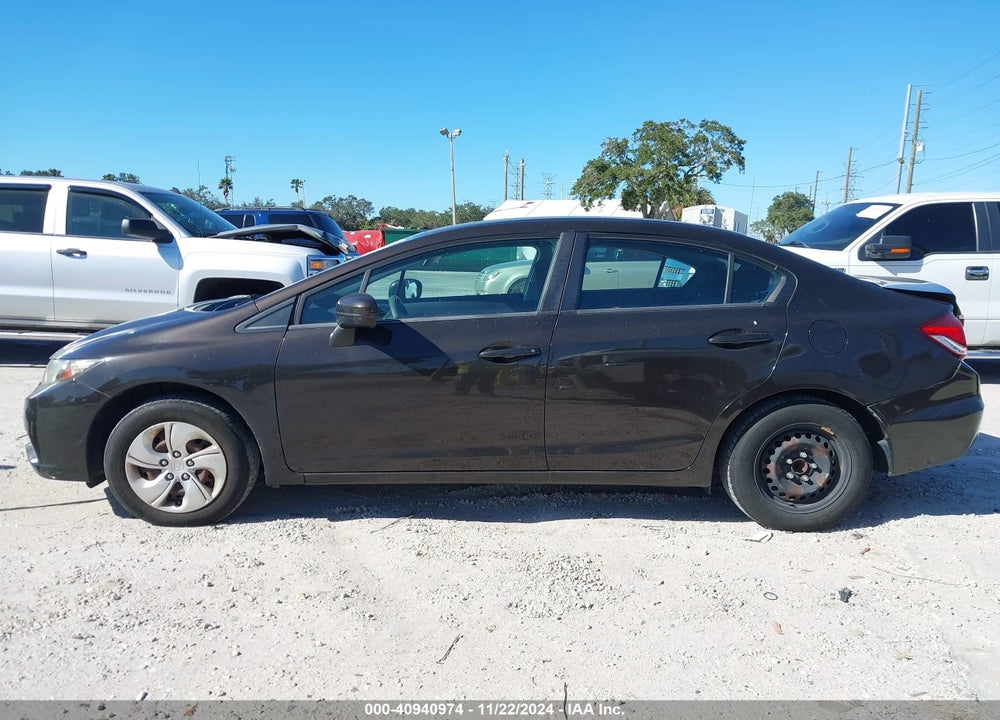 2014 HONDA CIVIC LX VIN: 2HGFB2F50EH510694