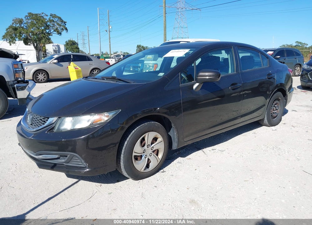 2014 HONDA CIVIC LX VIN: 2HGFB2F50EH510694