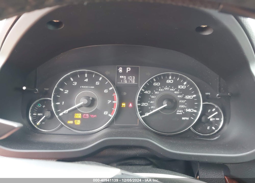 2012 SUBARU OUTBACK 2.5I LIMITED VIN: 4S4BRBKC5C3255985
