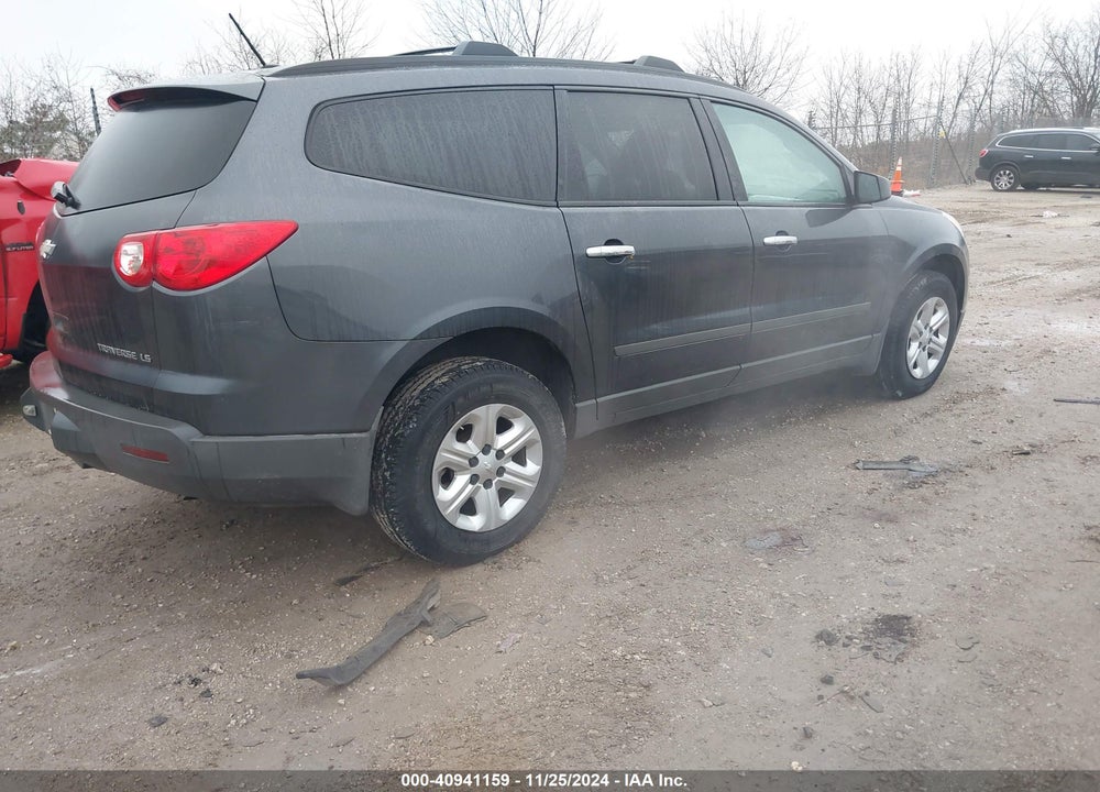2012 CHEVROLET TRAVERSE LS VIN: 1GNKRFED0CJ298326