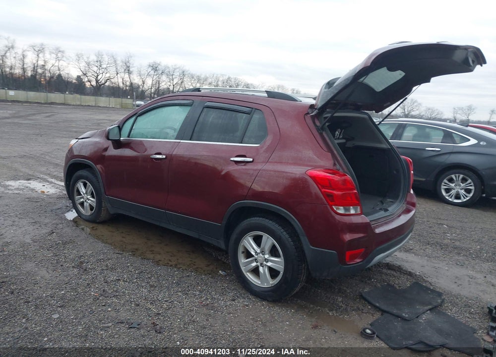 2017 CHEVROLET TRAX LT VIN: 3GNCJPSB6HL234392