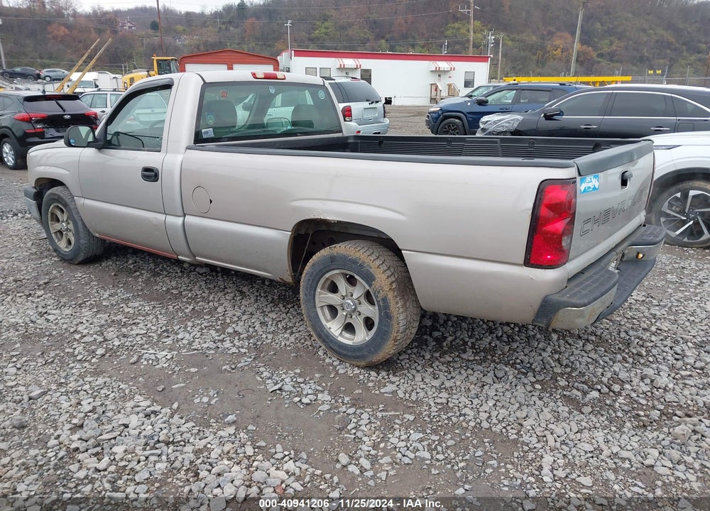 2006 CHEVROLET SILVERADO 1500 WORK TRUCK VIN: 3GCEC14XX6G180599
