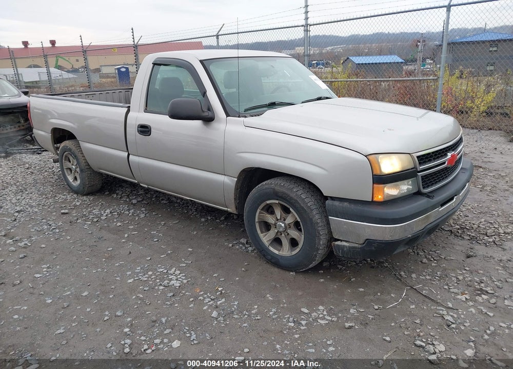 2006 CHEVROLET SILVERADO 1500 WORK TRUCK VIN: 3GCEC14XX6G180599