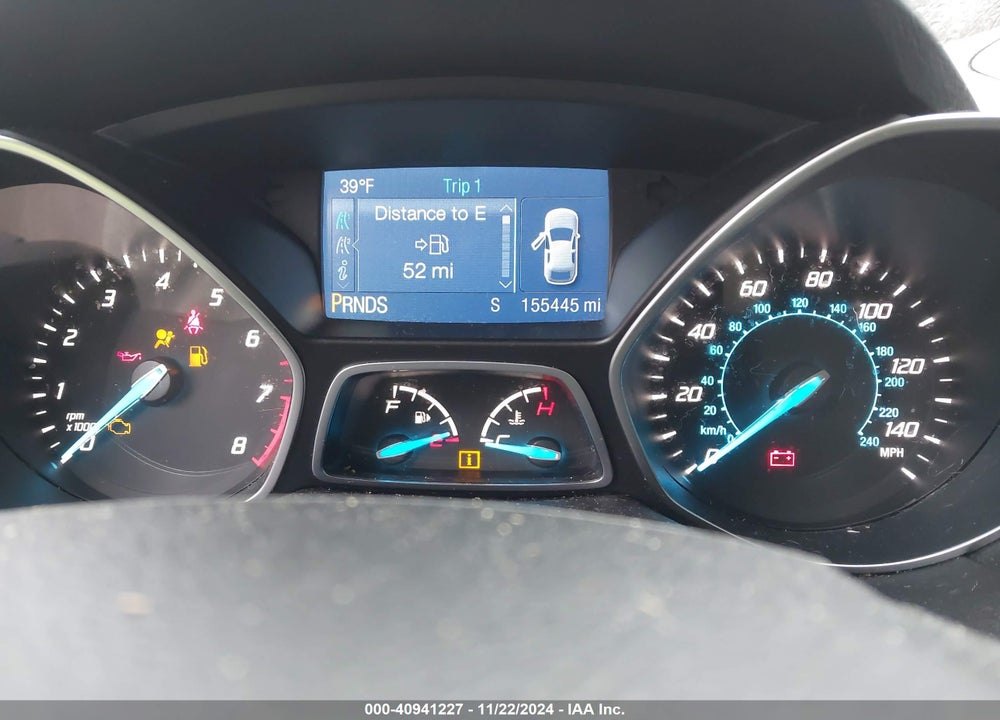 2015 FORD ESCAPE S VIN: 1FMCU0F76FUC66271