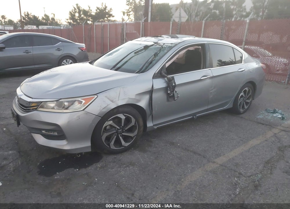 2016 HONDA ACCORD EX VIN: 1HGCR2F74GA096952