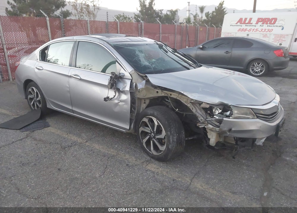 2016 HONDA ACCORD EX VIN: 1HGCR2F74GA096952
