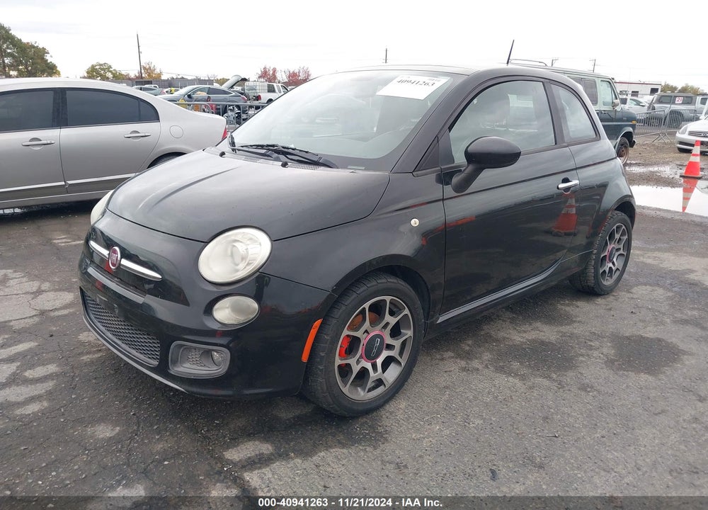 2012 FIAT 500 SPORT VIN: 3C3CFFBR6CT100500