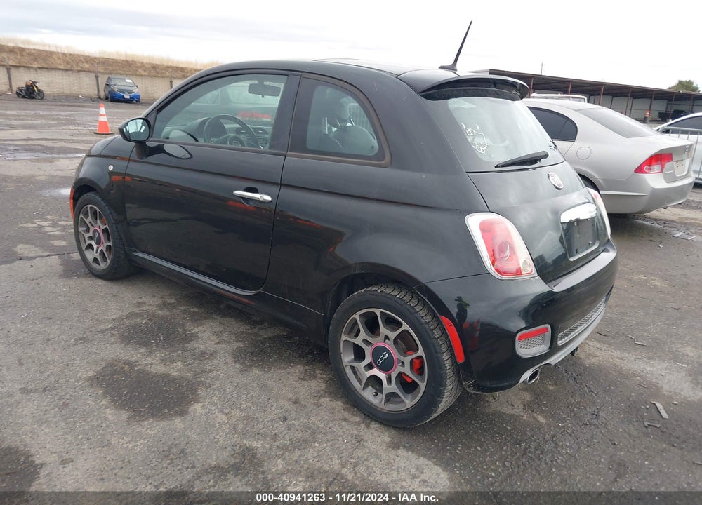 2012 FIAT 500 SPORT VIN: 3C3CFFBR6CT100500