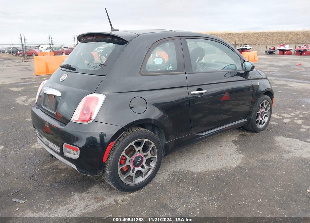 2012 FIAT 500 SPORT VIN: 3C3CFFBR6CT100500