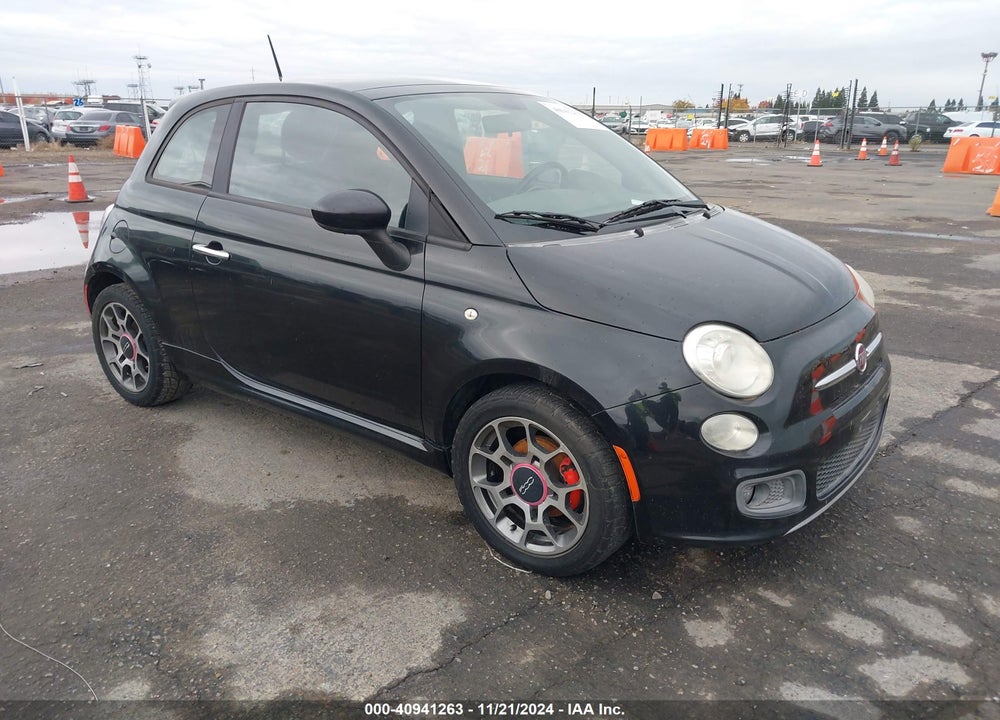 2012 FIAT 500 SPORT VIN: 3C3CFFBR6CT100500