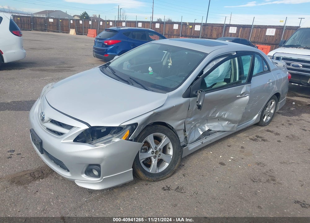 2012 TOYOTA COROLLA S VIN: 5YFBU4EE5CP045325