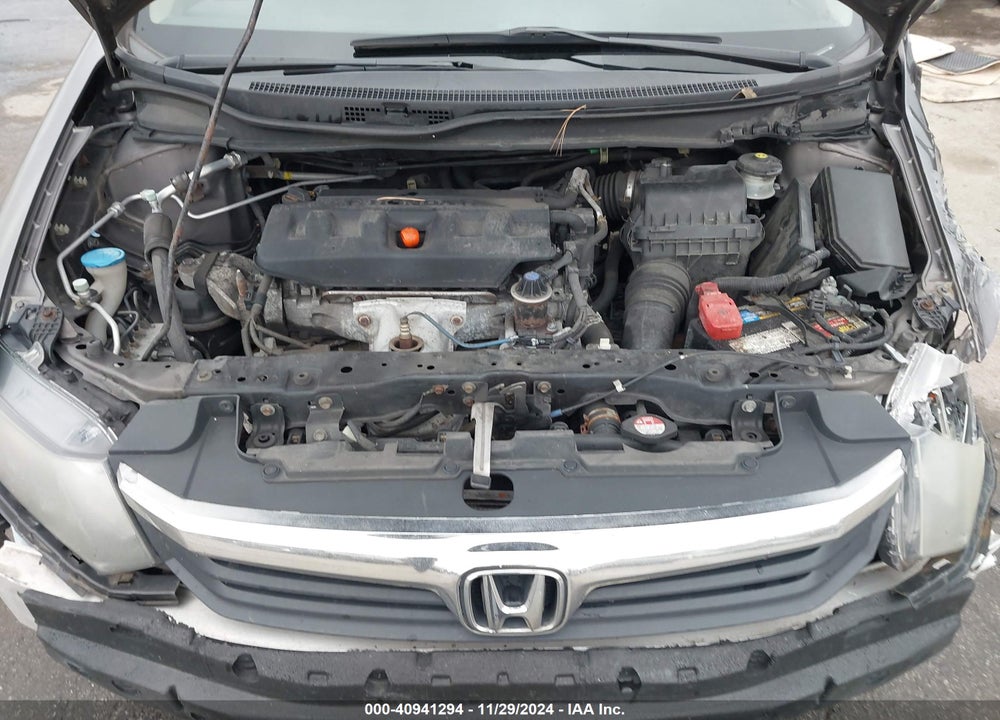 2012 HONDA CIVIC LX VIN: 19XFB2F56CE373879