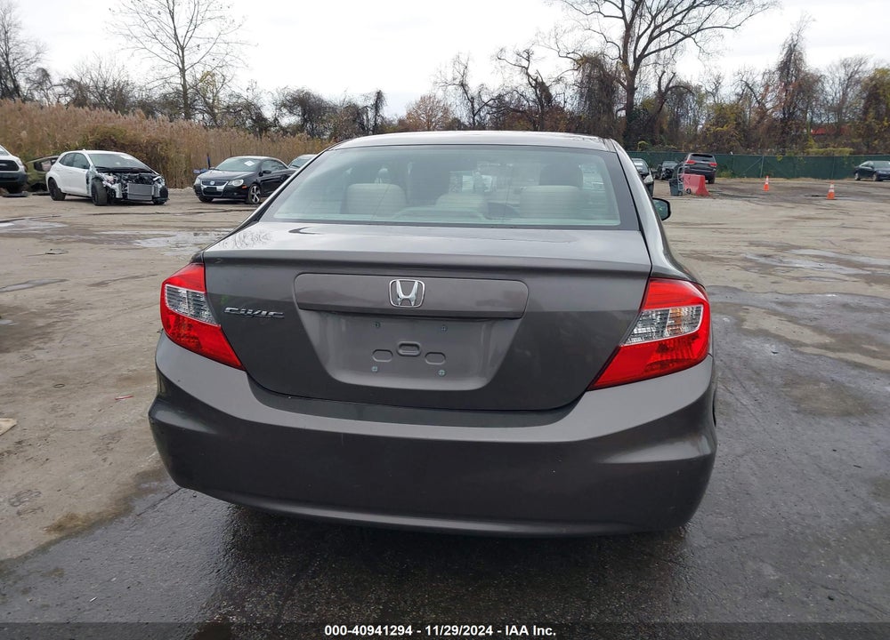2012 HONDA CIVIC LX VIN: 19XFB2F56CE373879