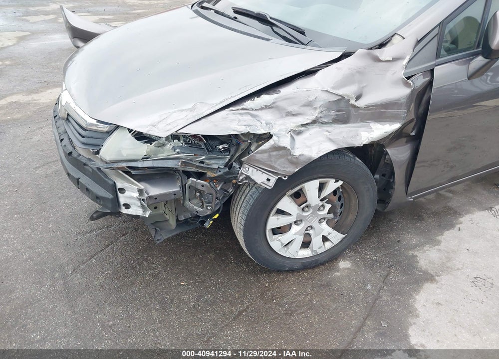 2012 HONDA CIVIC LX VIN: 19XFB2F56CE373879