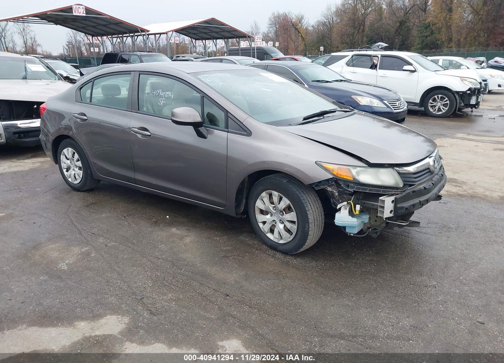 2012 HONDA CIVIC LX VIN: 19XFB2F56CE373879