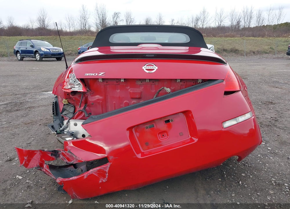 2006 NISSAN 350Z TOURING VIN: JN1AZ36A76M455203