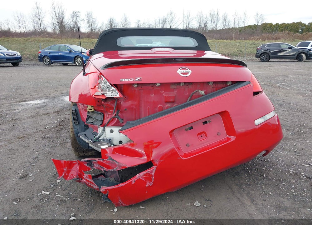 2006 NISSAN 350Z TOURING VIN: JN1AZ36A76M455203