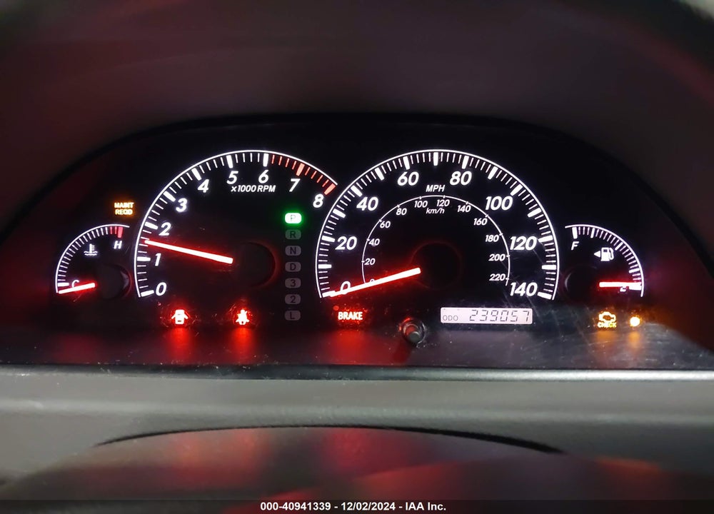 2005 TOYOTA CAMRY LE VIN: 4T1BE32K45U507554