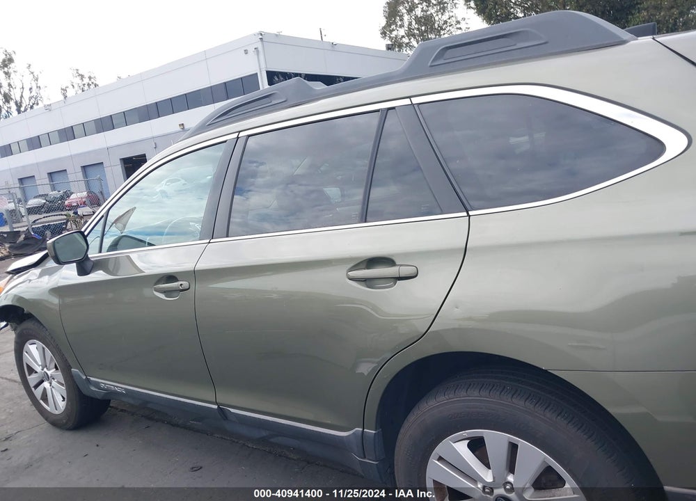 2016 SUBARU OUTBACK 2.5I PREMIUM VIN: 4S4BSACCXG3334006