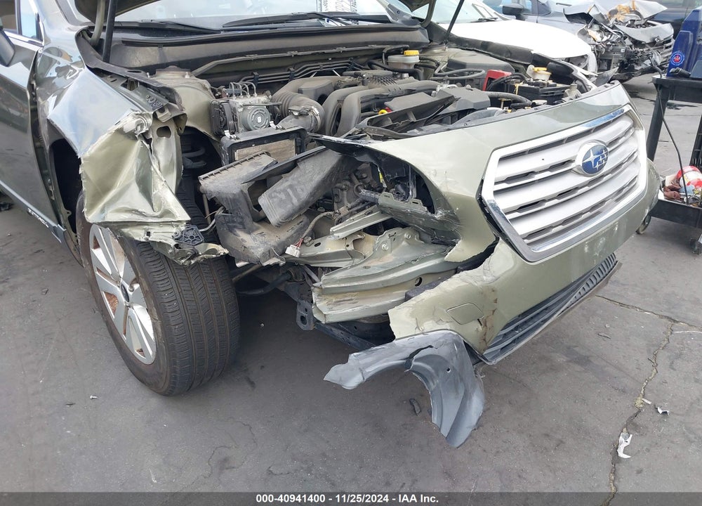 2016 SUBARU OUTBACK 2.5I PREMIUM VIN: 4S4BSACCXG3334006