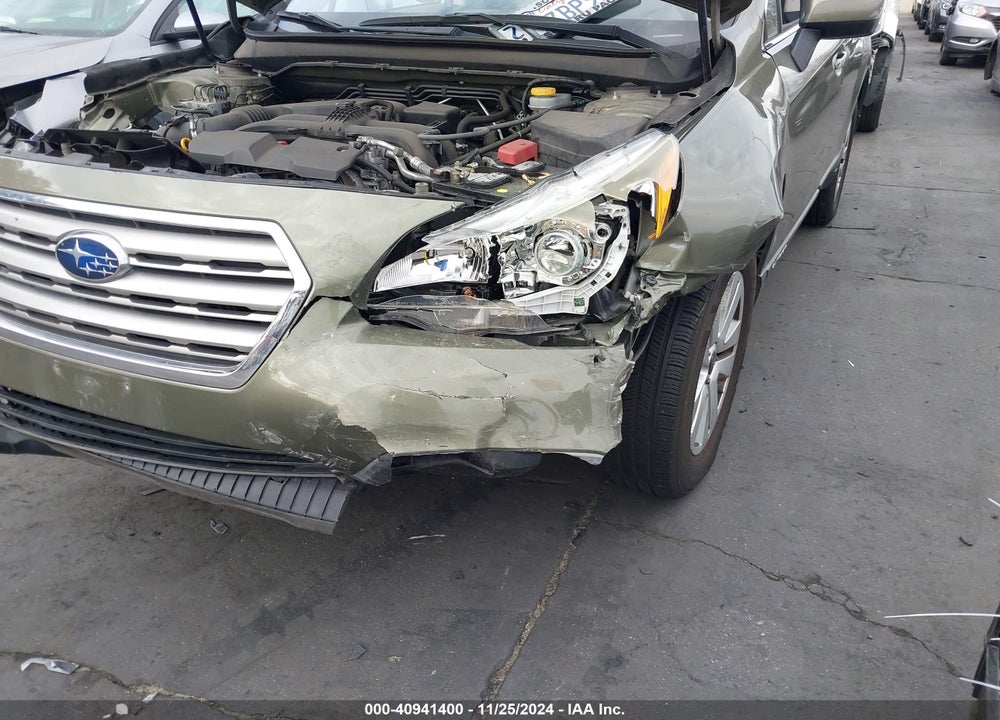 2016 SUBARU OUTBACK 2.5I PREMIUM VIN: 4S4BSACCXG3334006