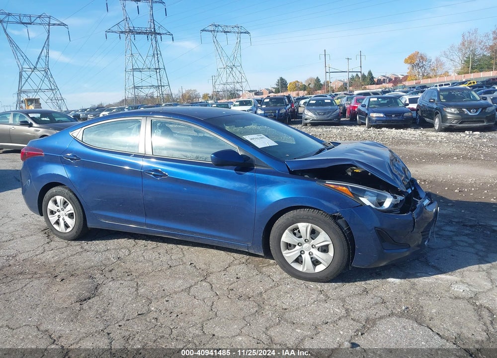 2016 HYUNDAI ELANTRA SE VIN: 5NPDH4AE8GH713947