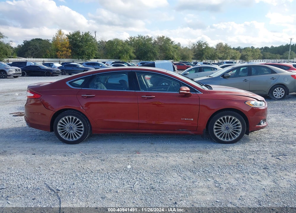 2014 FORD FUSION HYBRID TITANIUM VIN: 3FA6P0RU9ER308115