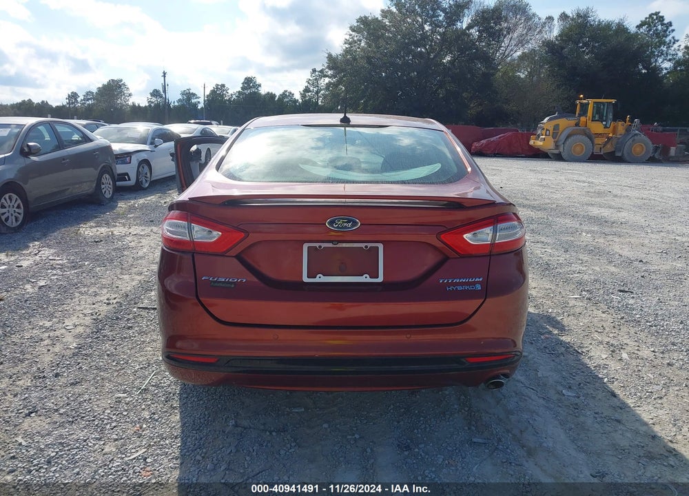 2014 FORD FUSION HYBRID TITANIUM VIN: 3FA6P0RU9ER308115