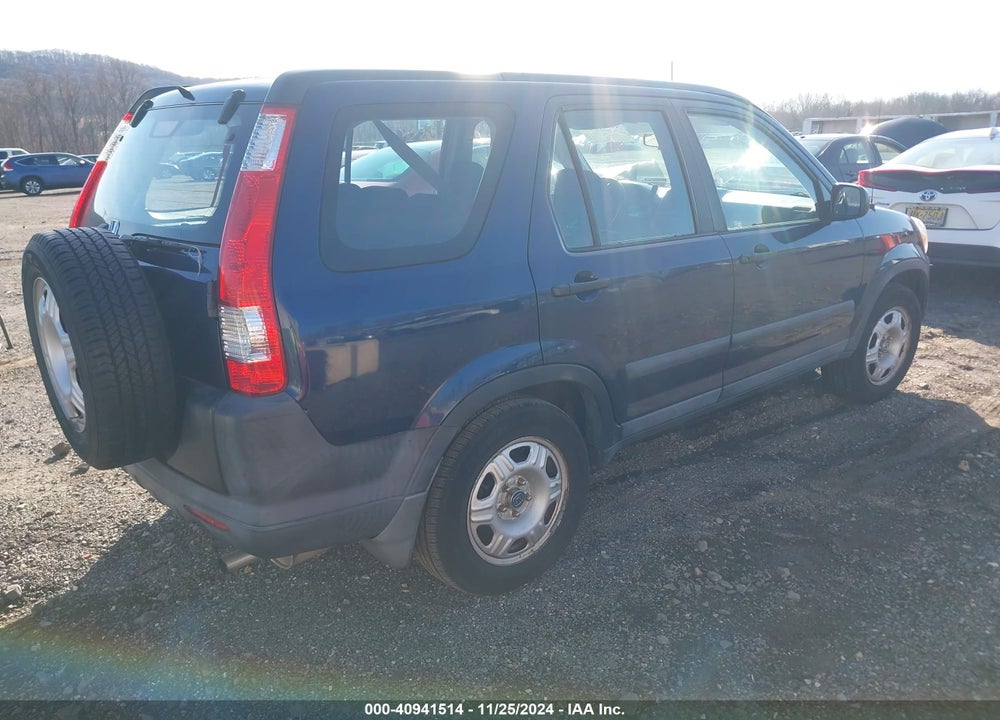 2005 HONDA CR-V LX VIN: SHSRD78525U306297