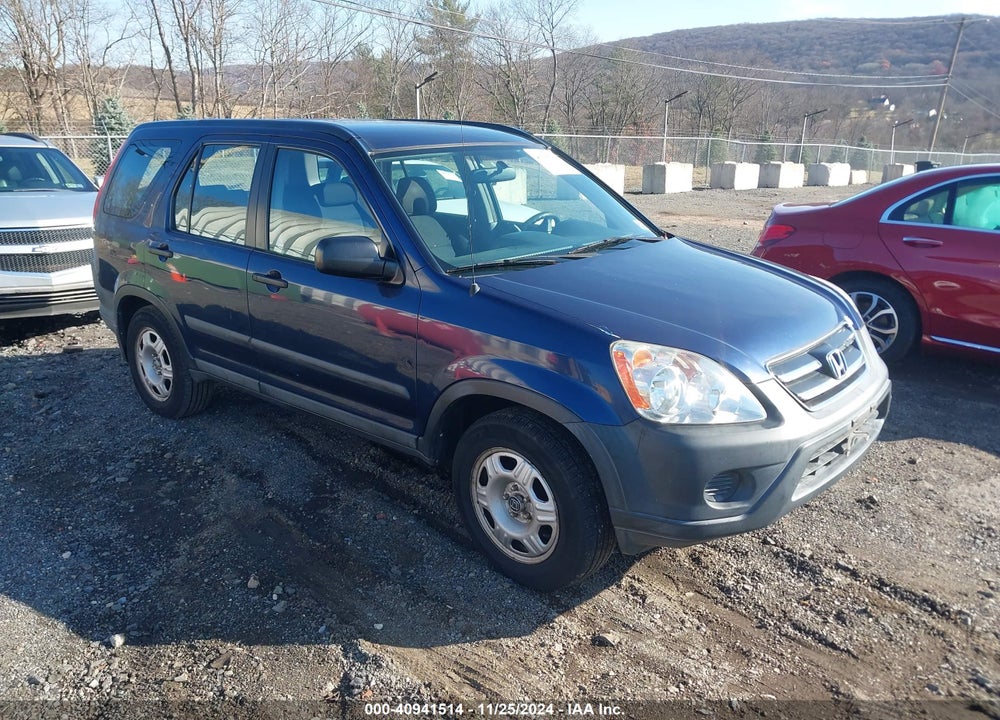 2005 HONDA CR-V LX VIN: SHSRD78525U306297