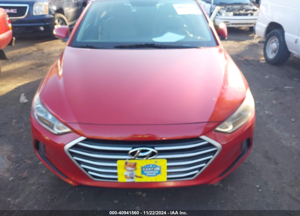 2017 HYUNDAI ELANTRA SE VIN: KMHD84LF3HU106024
