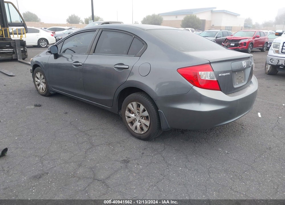2012 HONDA CIVIC LX VIN: 2HGFB2F55CH611808