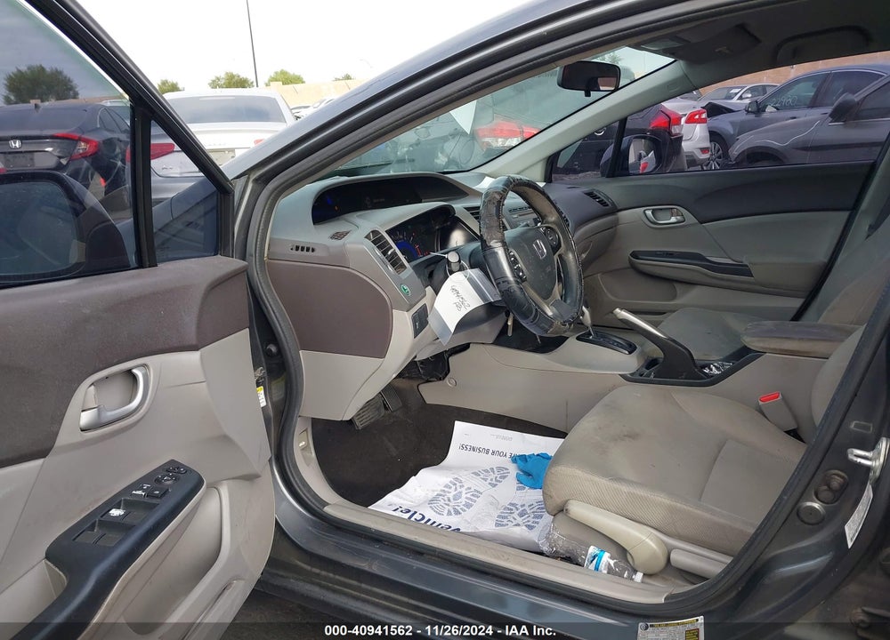 2012 HONDA CIVIC LX VIN: 2HGFB2F55CH611808